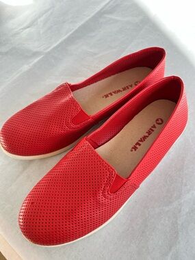 Airwalk Women’s Red Slip-On Casual Shoes